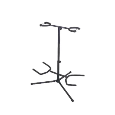 Upright   Adjustable   Double   Guitar   Stand