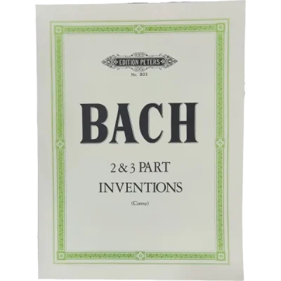 Bach 2-3 Part Inventions (czerny)