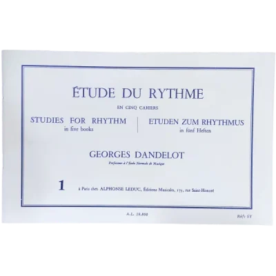 Etude du rythme en 5 Cahiers – Georges Dandelot