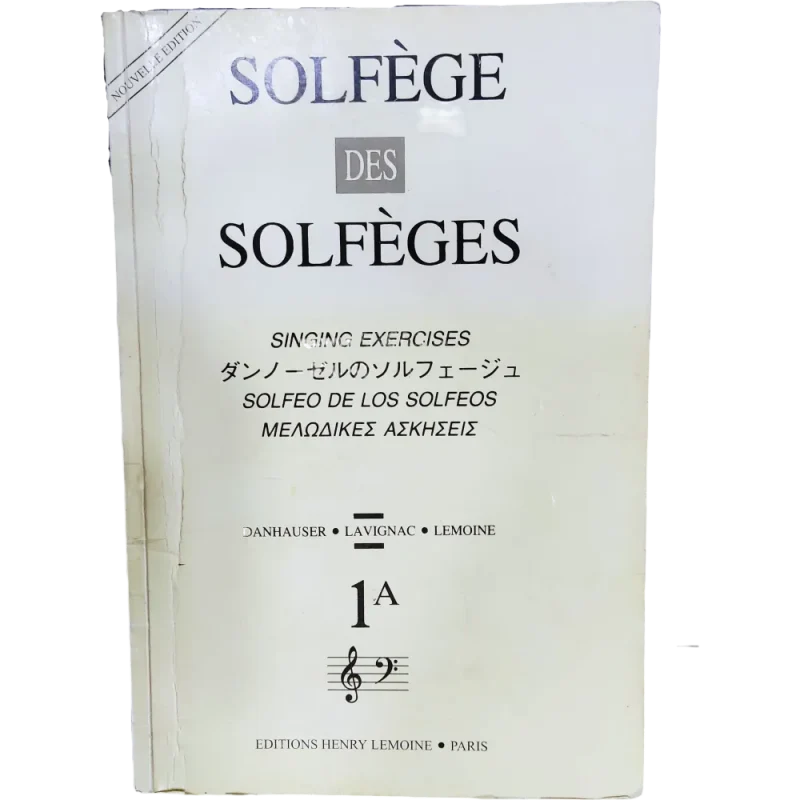 Solfege des solfeges Volume 1A