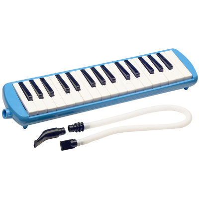 Hebikuo KFQ37-C-BK 37-Key Melodica with Soft Case – Blue