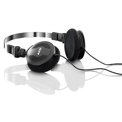 AKG K403 Foldable Mini On-Ear Headphone (Black