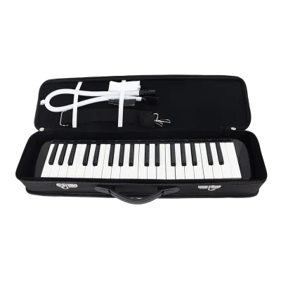 Hebikuo KFQ37-C-BK 37-Key Melodica with Soft Case – Black