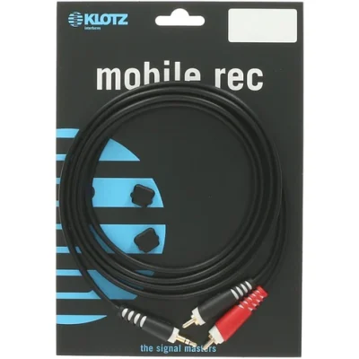 Klotz AY7-0200 2m Y-Cable (3.5mm TRS - 2x RCA