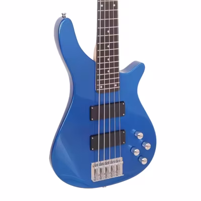 BX-B7-5 Hot Sale Electric Bass Guitar 5 Strings  blue