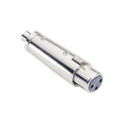 7858 Adam Hall Adapter RCA chinch female to XLR female