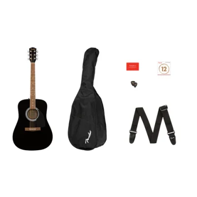 Fender FA-115 Dreadnought Acoustic Guitar Pack(black)