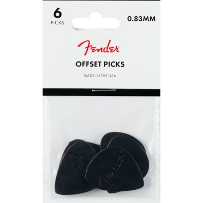 Fender Offset Picks – Medium Gauge (0.83mm) – 6 Pack